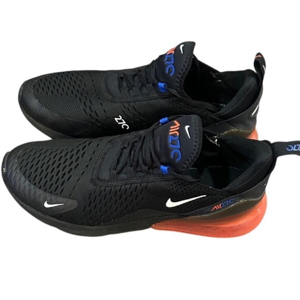 Nike Air Max 270 Black with Red and Blue Highlights